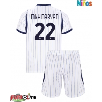 Camiseta Inter Milan Henrikh Mkhitaryan #22 Visitante Equipación para niños 2026-27 manga corta (+ pantalones cortos)